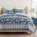 EverGrace Cotton Quilt Set King Size, 100% Cotton Reversible Lightweight by EverGrace