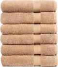 Pleasant Home Bath Towels Set of 6 100% Cotton, 515 GSM | Lightweight, Soft & by PH+Pleasant+Home