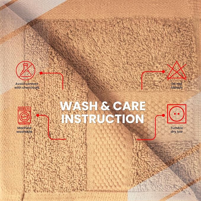 Infinitee Xclusives Beige Hand Towels - Image 3
