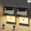JandCase Motion Sensor Night Light, Night Lights Plug into Wall, Dusk to Dawn & by JandCase