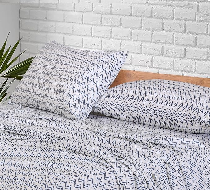 RUVANTI 100% Cotton Sheets – Full Size Percale Bedding, Cooling & Breathable - Image 7