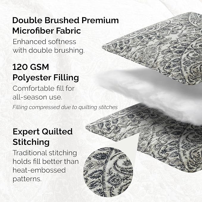 Southshore Fine Living, Inc. Ashanti Collection Oversized King Quilt Bedding Set - Image 3