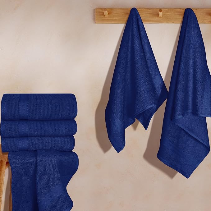GLAMBURG Ultra Soft 6-Piece Hand Towel Set 16x28-100% Ringspun Cotton - Image 3