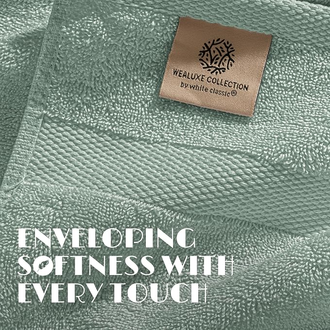 White Classic Luxury Soft Bath Sheet Towels - Image 3