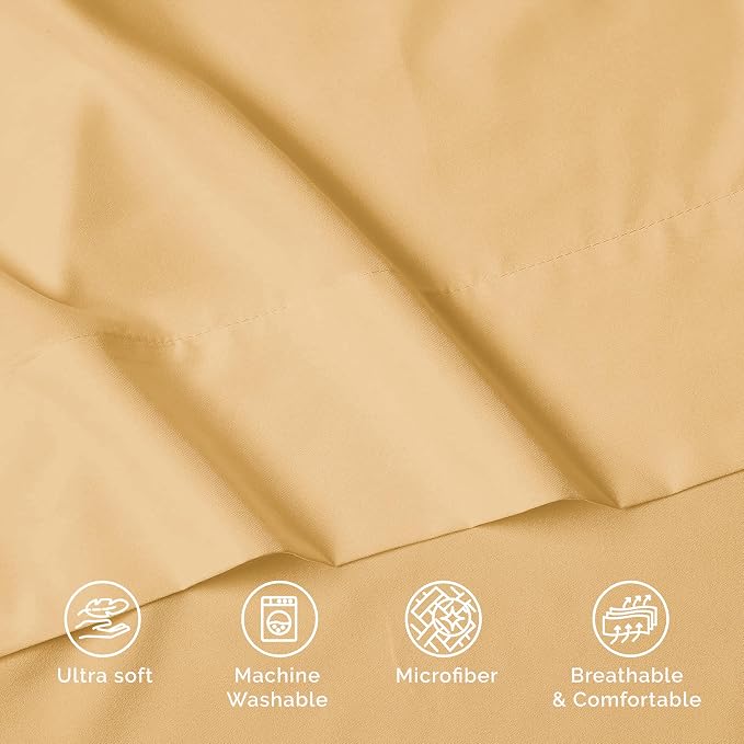Luxury Flat Sheet on Amazon Elegant Comfort Wrinkle-Free 1500 Premier Hotel - Image 8