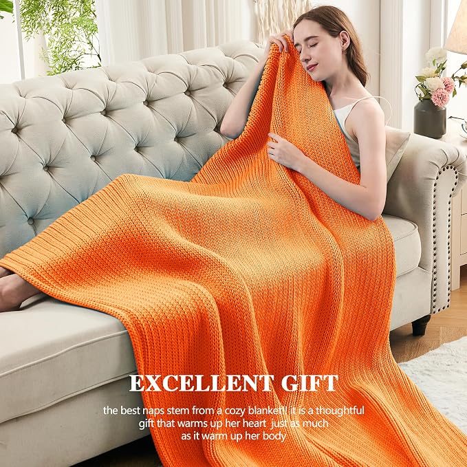 L'AGRATY Knitted Weighted Blanket - Image 7