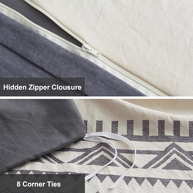Oli Anderson Boho Duvet Cover Set Twin Size, Durable and Super Soft Duvet Covers - Image 4