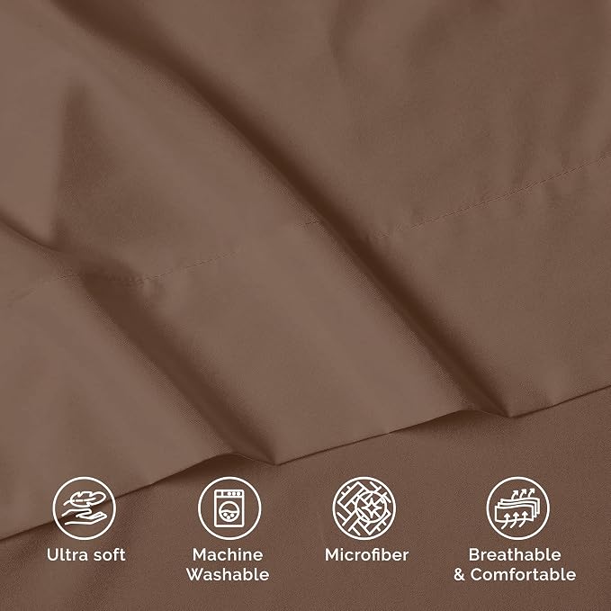 Luxury Flat Sheet on Amazon Elegant Comfort Wrinkle-Free 1500 Premier Hotel - Image 7