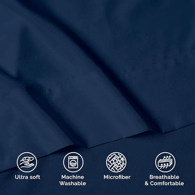 Luxury Flat Sheet on Amazon Elegant Comfort Wrinkle-Free 1500 Premier Hotel - Image 7
