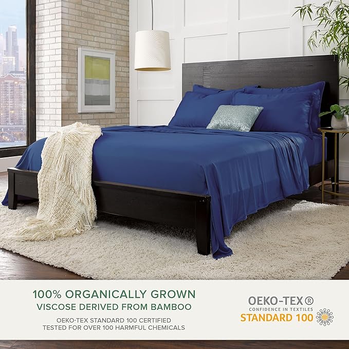 King Pillowcases by Pure Bamboo, Genuine 100% Organic Viscose Derived from - Image 3