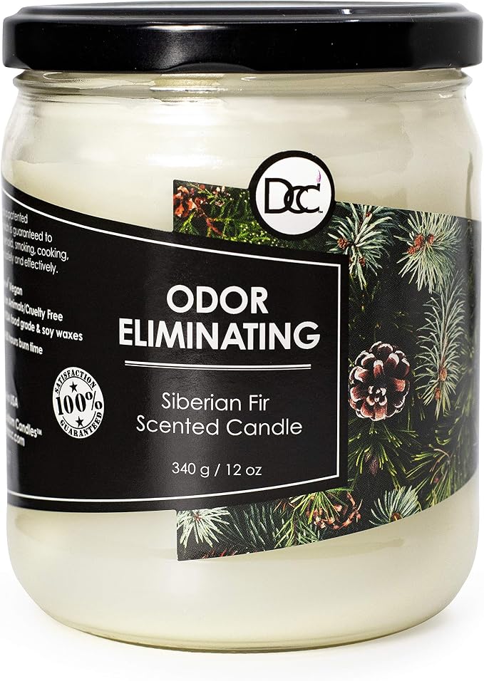 Siberian Fir Odor Eliminating Highly Fragranced Candle by DiannesCustomCandles
