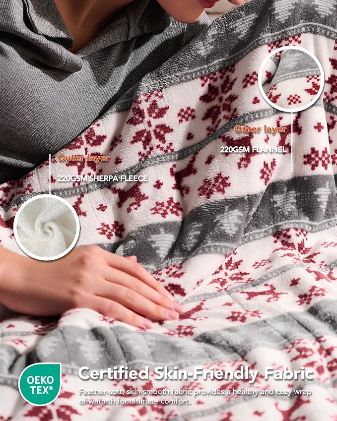 Homemate Heated Blanket Electric Throw - Image 4