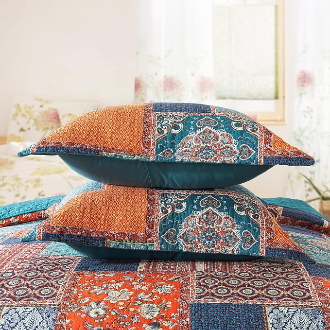 BEDIFANY Cotton Queen Size Quilt Sets, Soft Lightweight Bedspread Queen Size - Image 4