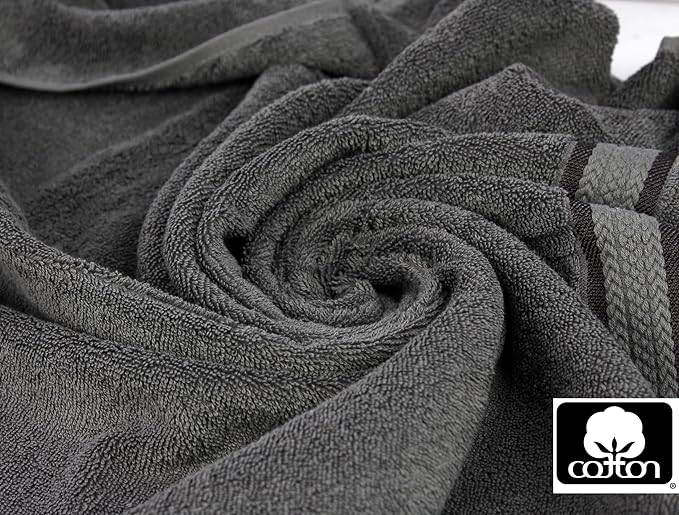 COTTON CRAFT - 4 Pack -Ultra Soft Oversized Extra Large Bath Towels 30x54 - Image 6