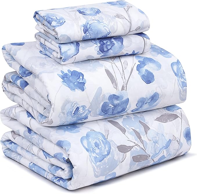 RUVANTI 100% Cotton Sheets – Full Size Percale Bedding, Cooling & Breathable by Ruvanti
