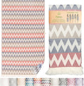 Turkish Beach Towel 35”x67” – 100% Cotton, Quick Dry, Lightweight Oversized by MEBIENTOUCHEDELANATURE