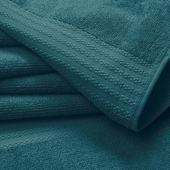 GLAMBURG Ultra Soft 6-Piece Hand Towel Set 16x28-100% Ringspun Cotton - Image 2