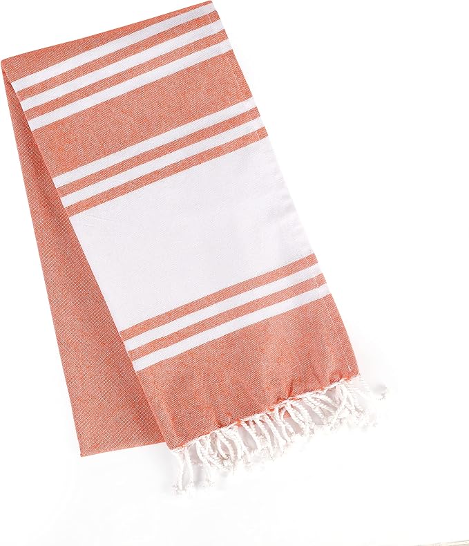 Goroly Home Cotton Turkish Peshtemal Beach Towel, Extra Large, Thin Quick Dry by GorolyHome