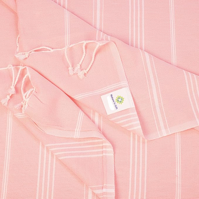 Turkish Beach Towel | 100% Cotton, 38 x 70 Inches | Quick Dry, Sand Free - Image 2