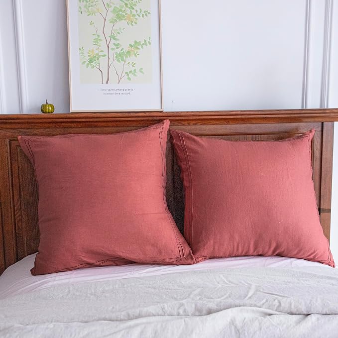 Simple&Opulence 100% French Linen Euro Shams - Image 4