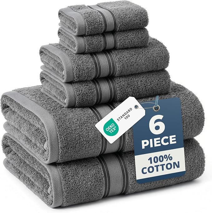 LANE LINEN Luxury Bath Towels Set by LaneLinen