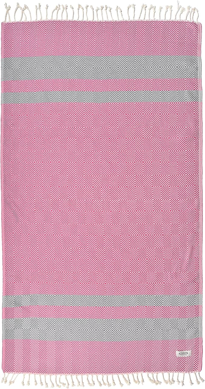 Beach Towel | Cotton Beach Towels, Sand Free, Highly Absorbent, Quick Dry by LA%60HAMMAMFINELIVING