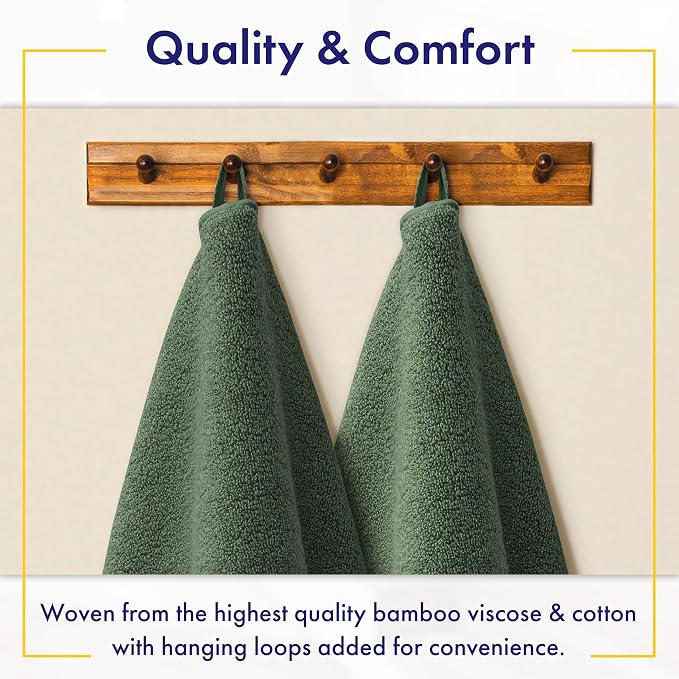 Alusa Home Ultra Soft & Plush Viscose from Bamboo Bath Towels - Image 4