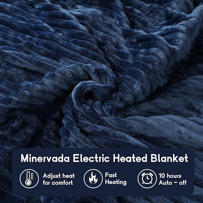 Heated Blanket Electric Blanket Twin Size 62''x84'' - Image 4