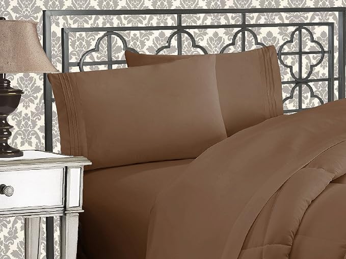 Elegant Comfort Luxurious 1500 Premium Hotel Quality Microfiber Three Line - Image 2