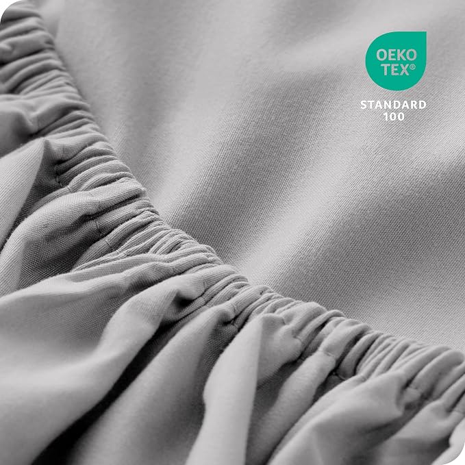 Bare Home 2-Pack Fitted Bottom Sheets California King - Image 5