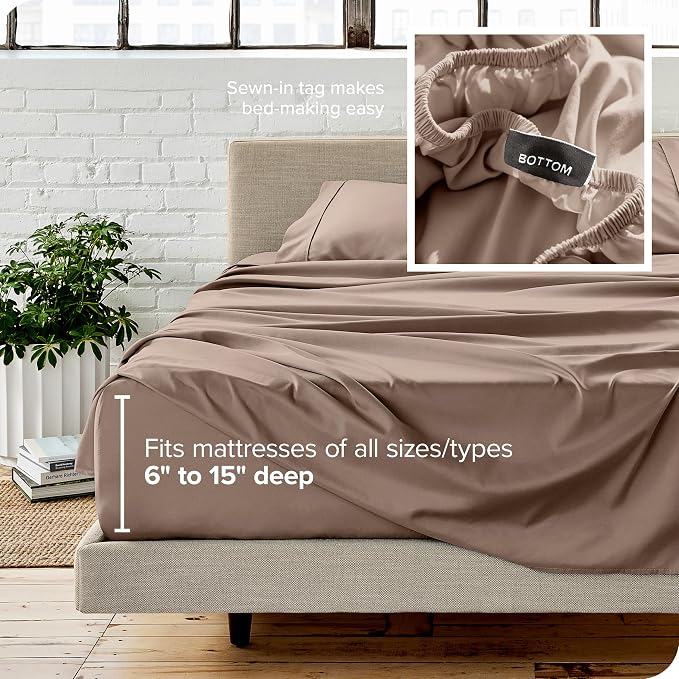 Bare Home California King Sheet Set - Image 5