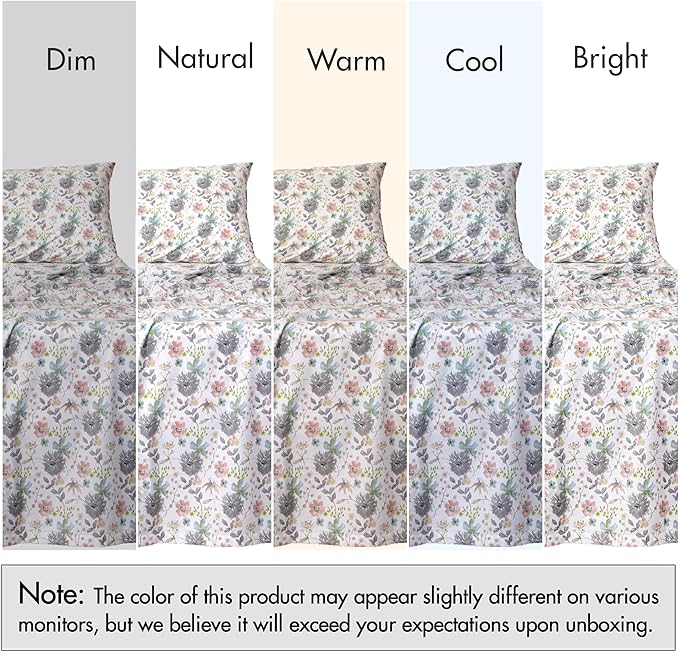 RUVANTI 100% Cotton Sheets – Full Size Percale Bedding, Cooling & Breathable - Image 7