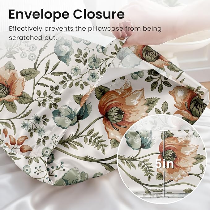 EXQ Home Satin Pillowcase for Hair and Skin Queen - Image 3