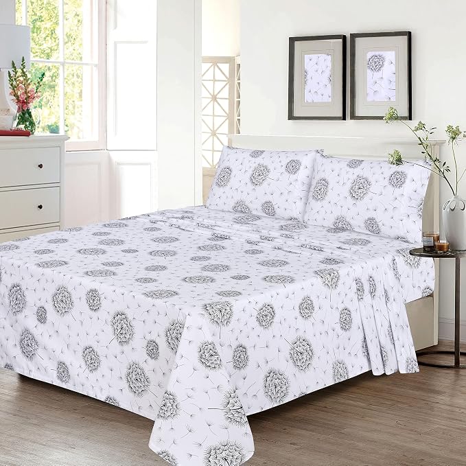 RUVANTI 100% Cotton Sheets – King Size Percale Bedding, Cooling & Breathable - Image 2