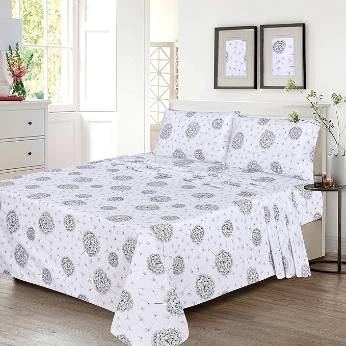 RUVANTI 100% Cotton Sheets – California King Percale Bedding, Cooling & - Image 2