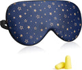 Silk Sleep Eye Mask for Men Women, Comfortable Super Soft Eye Mask by JersySlumber