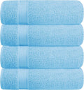 BELZZI Home Ultra Soft 4 Pack Oversized Bath Towel Set 27x54, Cotton Compact by Unknown