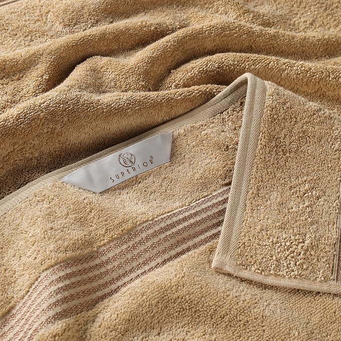Superior Egyptian Cotton 9-Piece Towel Set, Guest Bath Decor Essentials - Image 5