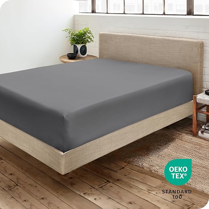 Bare Home Fitted Bottom Sheet Twin Extra Long - Image 4