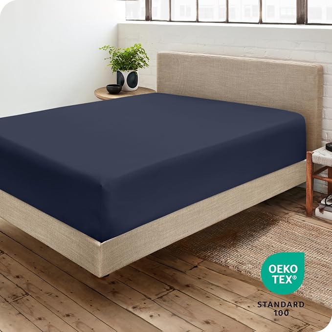 Bare Home Fitted Bottom Sheet Full Size - Image 4