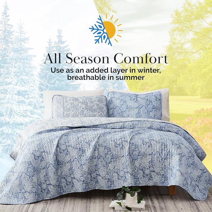 Southshore Fine Living, Inc. Paisley Quilt Queen Size Bedding Set, Full Size - Image 9