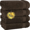 Cotton Paradise Hand Towels for Bathroom, 100% Cotton Turkish 4 Piece Hand by UNITEDHOMETEXTILE