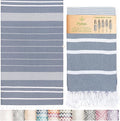 Premium Turkish Beach Towel – 100% Cotton, Sand Free, Quick Dry Beach Towel by MEBIENTOUCHEDELANATURE