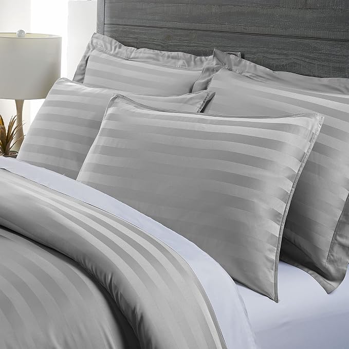 Pure Bamboo King Duvet Cover, 3 Piece Set, Genuine 100% Organic Viscose Derived - Image 2