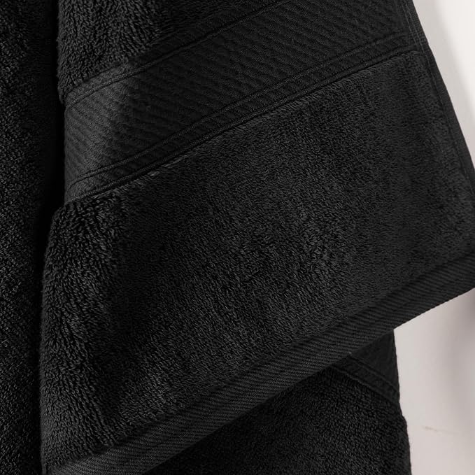 SUPERIOR Egyptian Cotton Pile Bath Towel Set of 2, Ultra Soft Luxury Towels - Image 3