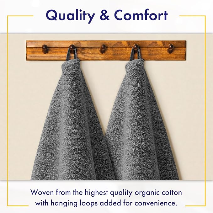 Alusa Home 100% Organic Luxury Bath Sheets - Image 4