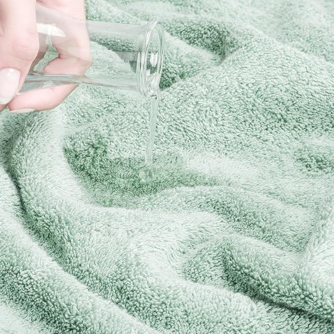 Cotton Paradise 6 Piece Towel Set, 100% Cotton Soft Absorbent Turkish Towels - Image 6