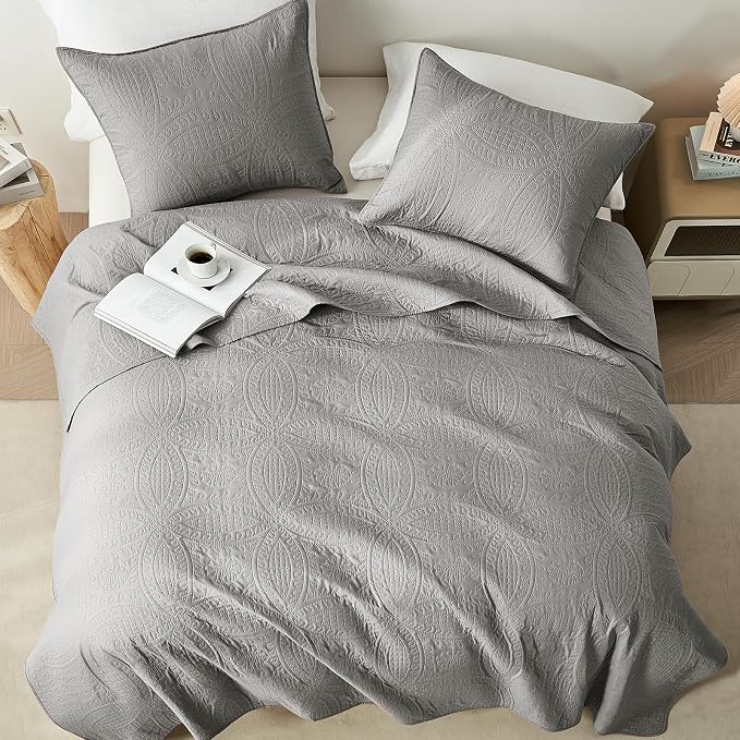 akkialla Twin Quilt Bedding Set, Lightweight Soft Bedspread Coverlet, Modern - Image 3