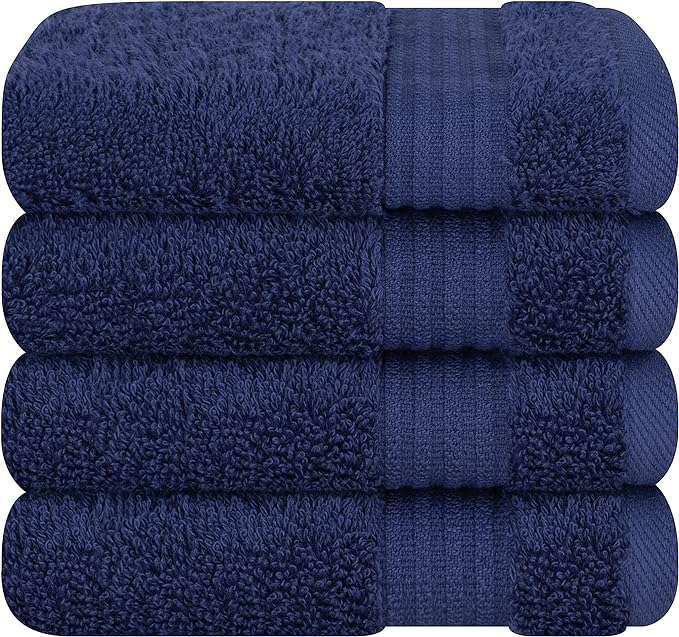 Cotton Paradise 100% Cotton Turkish Washcloth Set by UNITEDHOMETEXTILE