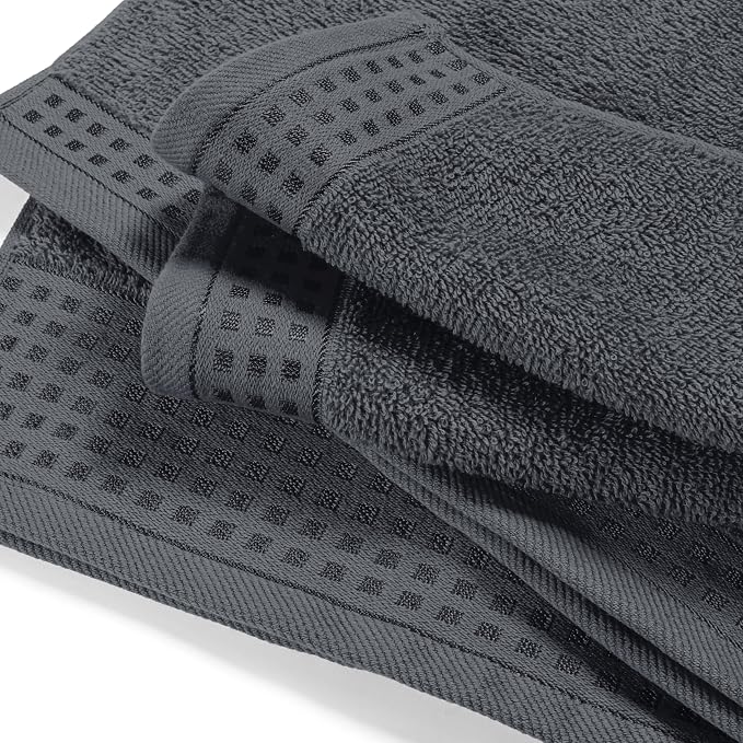 GLAMBURG 100% Cotton Oversized 2 Pack Bath Sheets 35x70, Ultra Soft Highly - Image 2